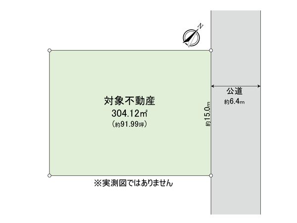 阿品台2丁目 古家あり 区画図