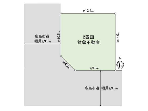 美鈴が丘東2丁目 土地 2区画 区画図 美鈴が丘東2丁目 土地 2区画 区画図