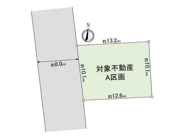 五日市町大字昭和台 土地 A区画 区画図 五日市町大字昭和台 土地 A区画 区画図