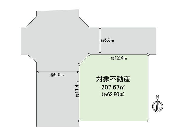 美鈴が丘緑1丁目 土地 区画図 美鈴が丘緑1丁目 土地 区画図