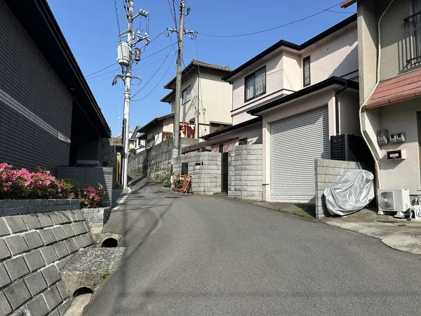 前面道路風景