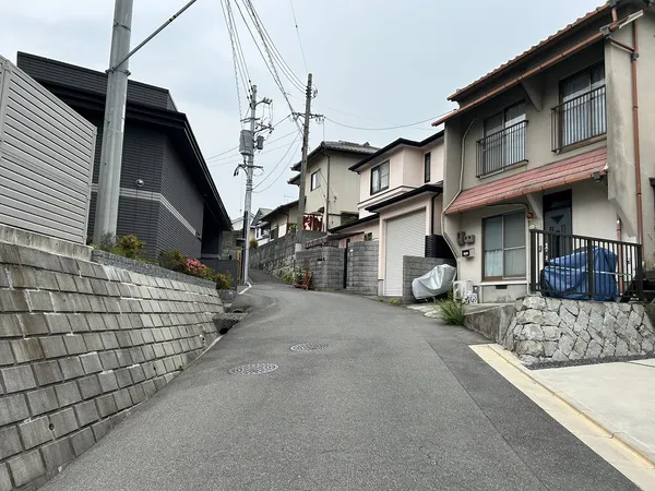 前面道路風景