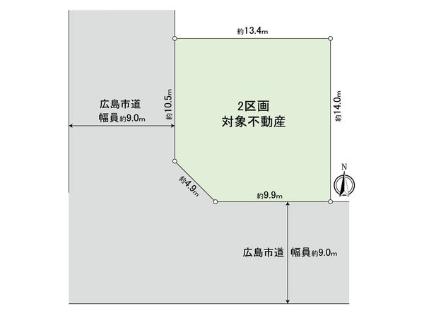 美鈴が丘東2丁目 土地 2区画 区画図 美鈴が丘東2丁目 土地 2区画 区画図