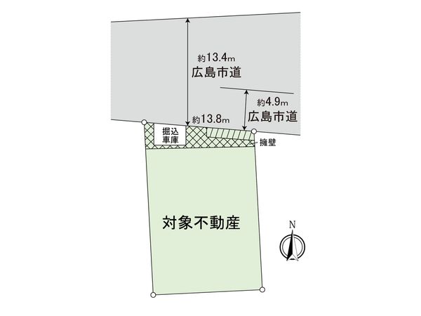 井口鈴が台1丁目 土地(解体更地渡し) 区画図 井口鈴が台1丁目 土地(解体更地渡し) 区画図