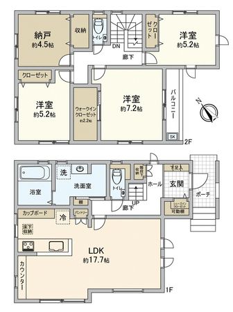 地御前1丁目 間取図(平面図)
