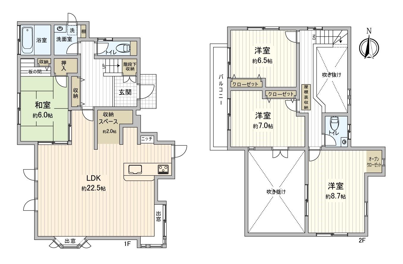 沖塩屋3丁目 戸建 間取図(平面図) 間取図(平面図)