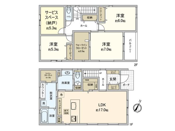 東雲本町3丁目 新築 間取図(平面図)