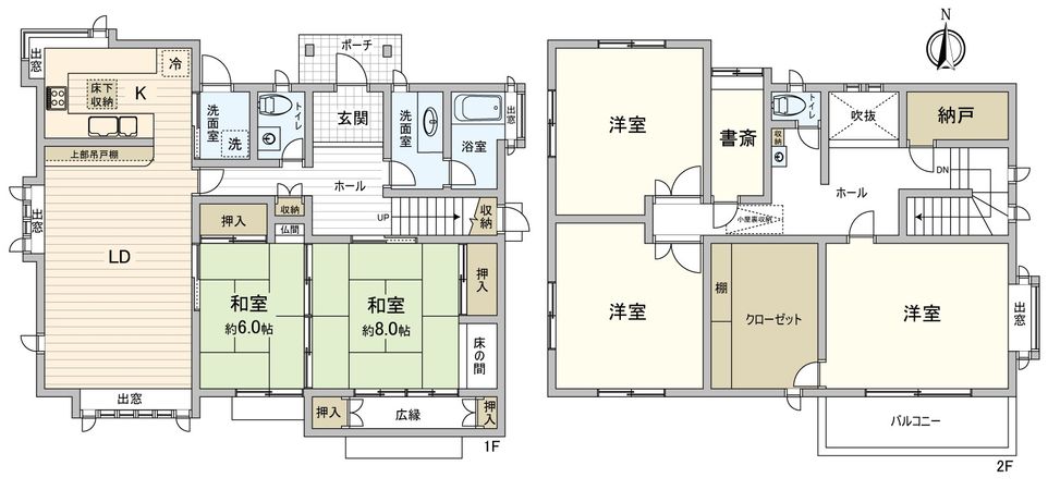井口台3丁目戸建 間取図(平面図) 井口台3丁目戸建 間取図(平面図)