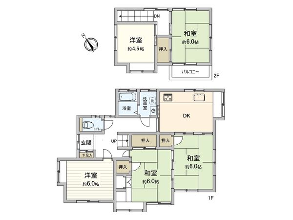 大野 戸建 間取図(平面図) 大野 戸建 間取図(平面図)