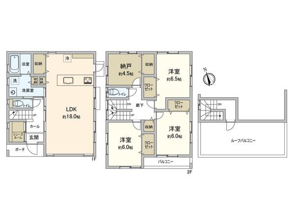 千同1丁目 新築 NO.A 間取図(平面図) 千同1丁目 新築 NO.A 間取図(平面図)