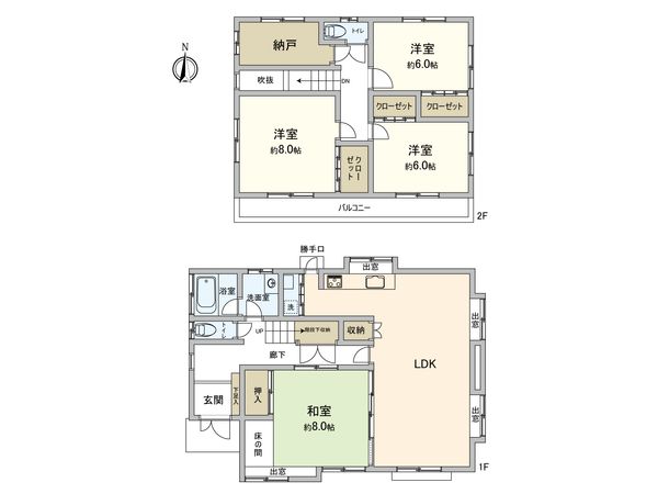 河内南1丁目 戸建 間取図(平面図) 河内南1丁目 戸建 間取図(平面図)