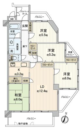間取図(平面図)
