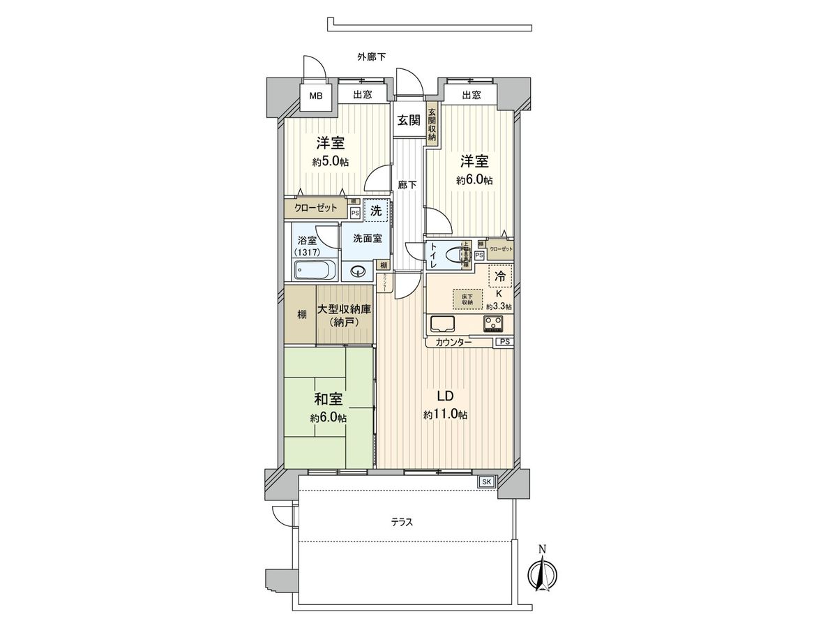 間取図(平面図)