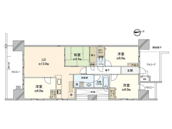 間取図(平面図)