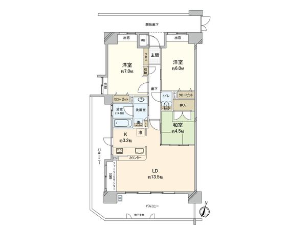 間取図(平面図)