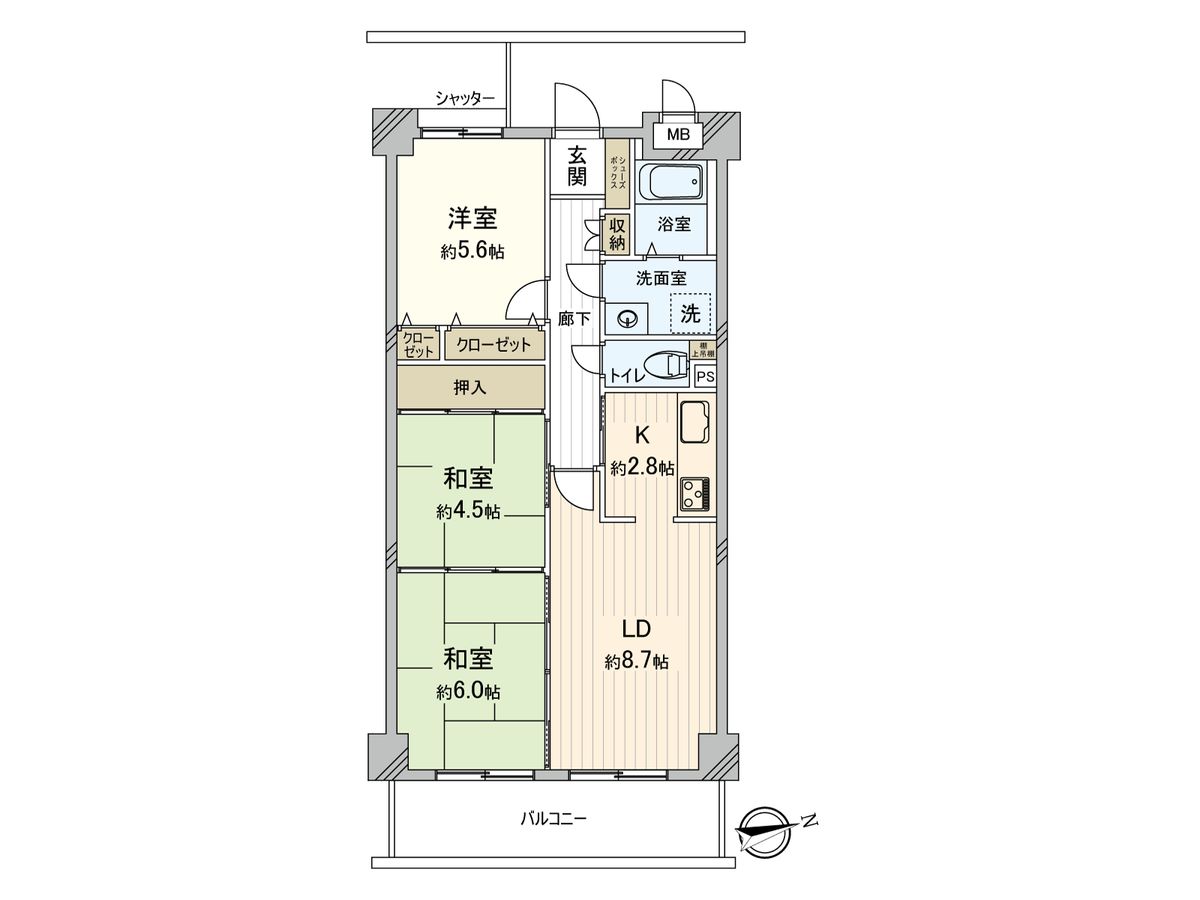 間取図(平面図)