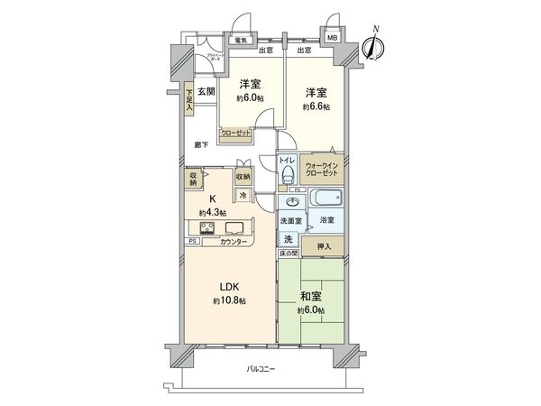 グランドメゾン廿日市駅前 間取図(平面図)