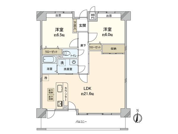 サンヴェール海老園 間取図(平面図) 間取図(平面図)