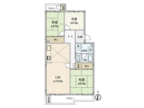 鈴が峰第4住宅 7号棟 間取図(平面図) 鈴が峰第4住宅 7号棟 間取図(平面図)