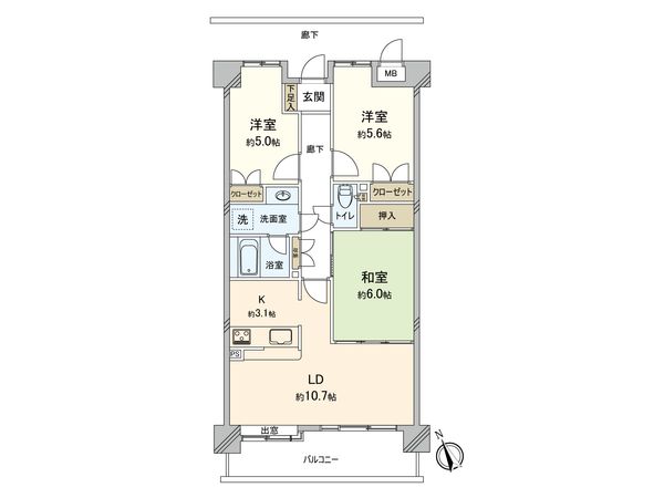 古江パーク・ホームズ 間取図(平面図) 古江パーク・ホームズ 間取図(平面図)
