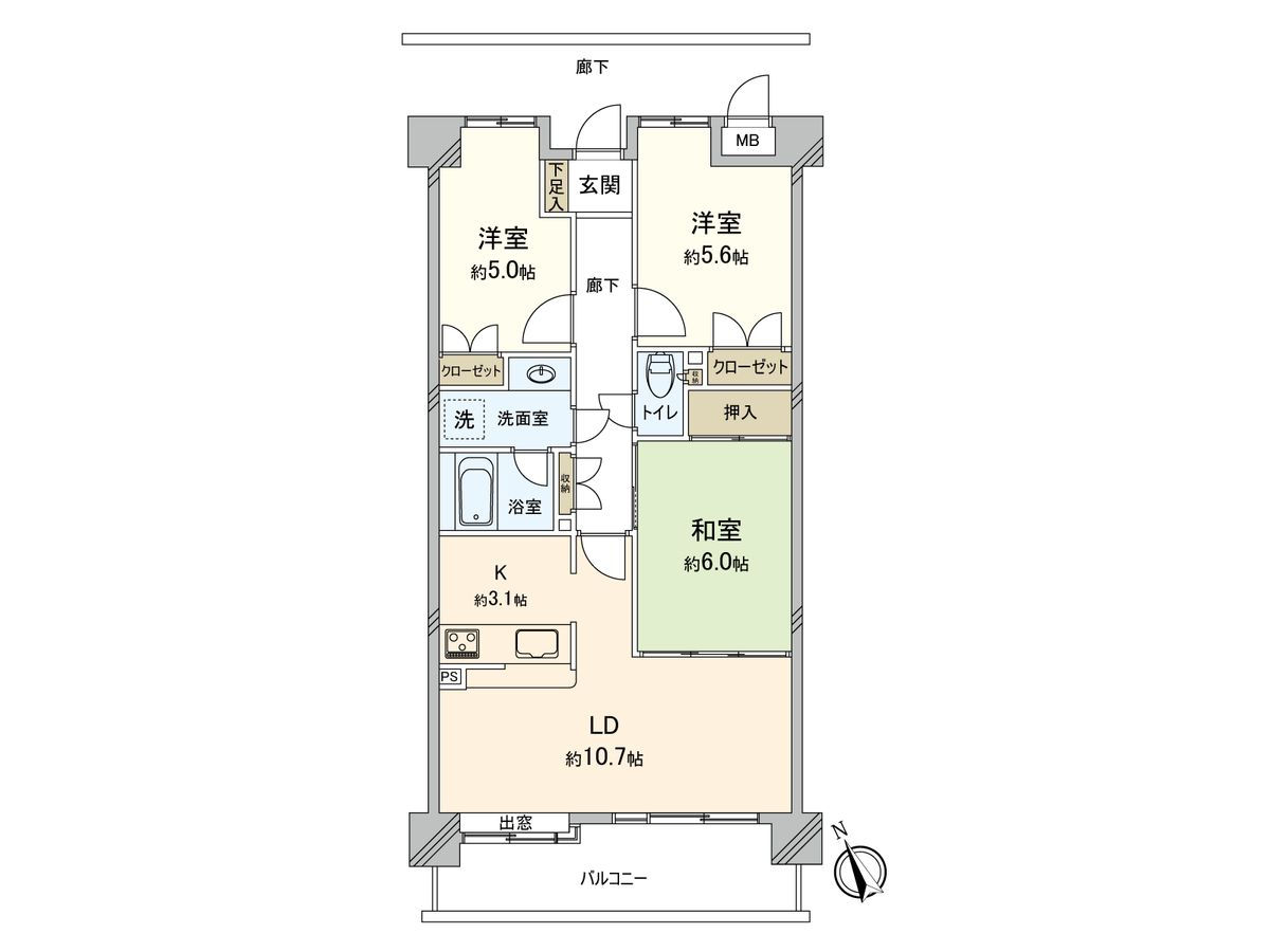 間取図(平面図)