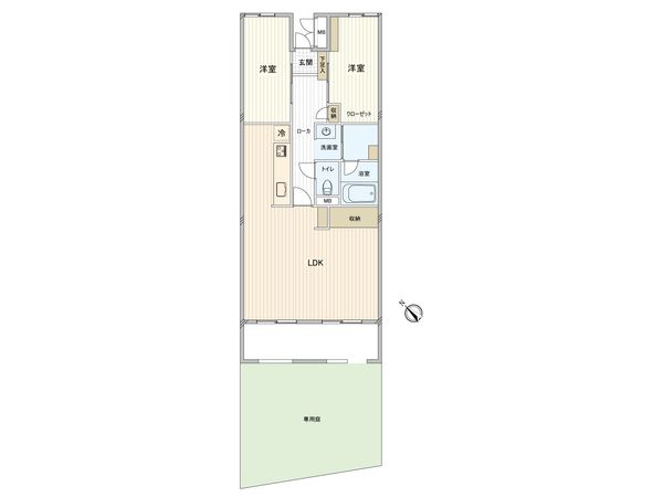 古江西町パークマンション 間取図(平面図) 古江西町パークマンション 間取図(平面図)