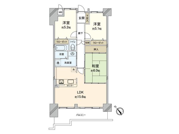 サーパス田方南 間取図(平面図) サーパス田方南 間取図(平面図)