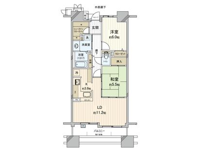 サーパスシティ呉駅前 間取図(平面図)