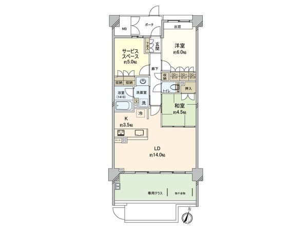 アーバンビュー渚ガーデン・タワーヴィレッジ 8番館 間取図(平面図) アーバンビュー渚ガーデン・タワーヴィレッジ 8番館 間取図(平面図)