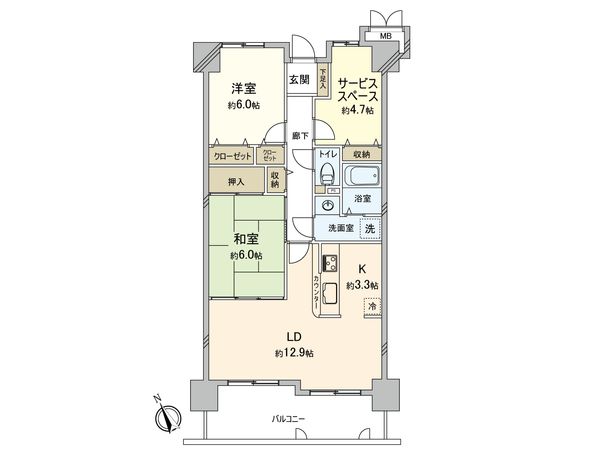 サーパス住吉公園 室内