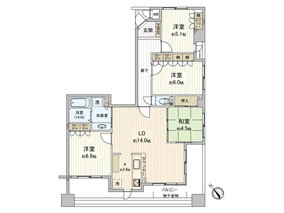 間取図(平面図)