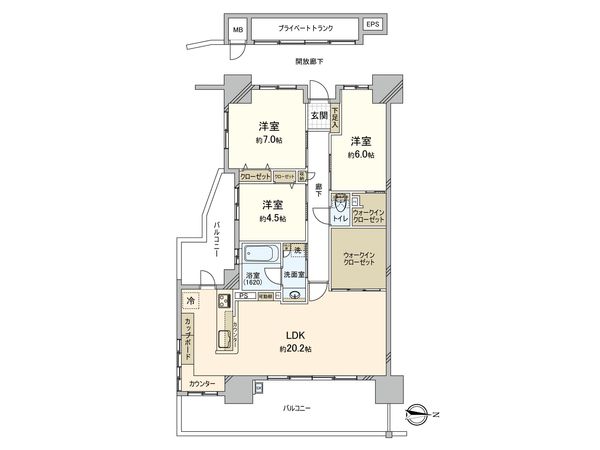 間取図(平面図)