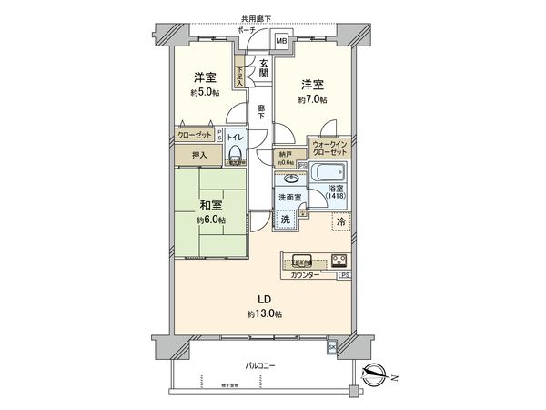 間取図(平面図)