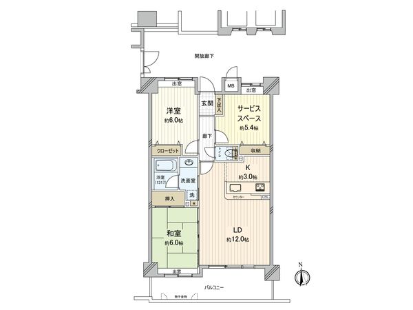 フローレンス井口台ビューステージ 間取図(平面図)