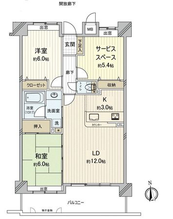 フローレンス井口台ビューステージ 間取図(平面図) フローレンス井口台ビューステージ 間取図(平面図)