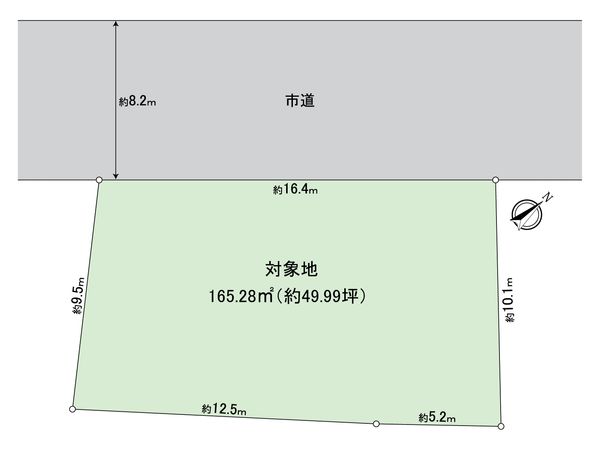 藤原西町二丁目土地 区画図 藤原西町二丁目土地 区画図