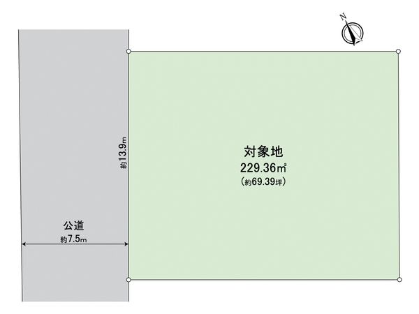 住吉町一丁目 2号地 区画図