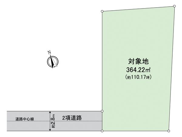 小橋町一丁目土地 区画図 小橋町一丁目土地 区画図