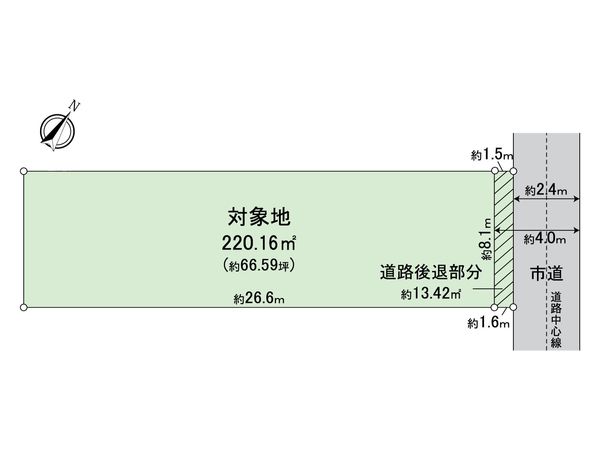 古京町一丁目土地 区画図 古京町一丁目土地 区画図