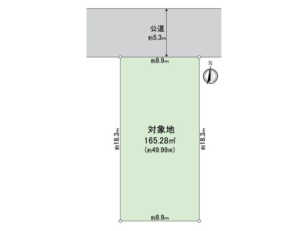 津倉町一丁目土地 区画図 津倉町一丁目土地 区画図