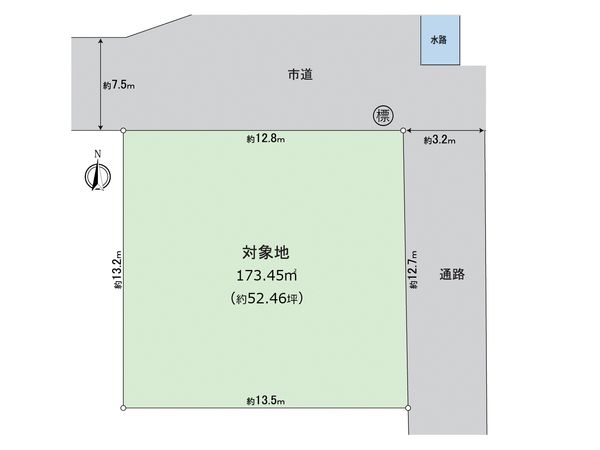 原尾島土地 区画図