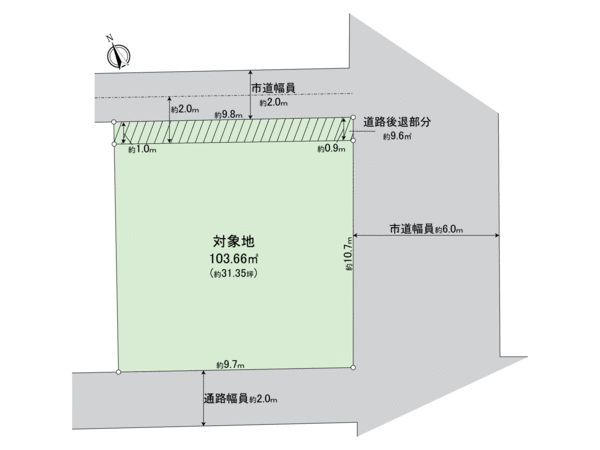 並木町一丁目土地 区画図 並木町一丁目土地 区画図