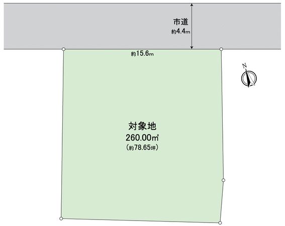 福成三丁目土地 区画図 福成三丁目土地 区画図