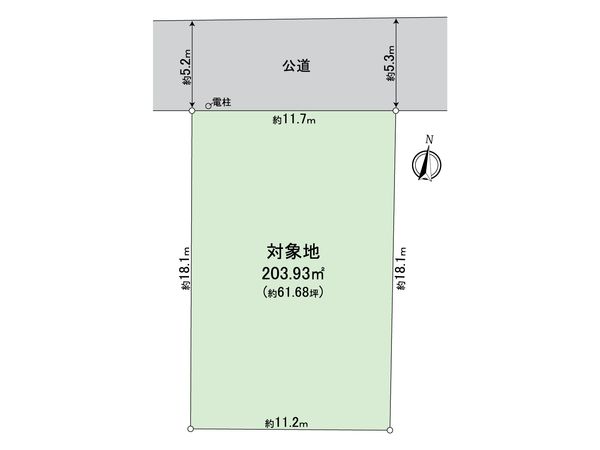 富町一丁目土地 区画図 富町一丁目土地 区画図