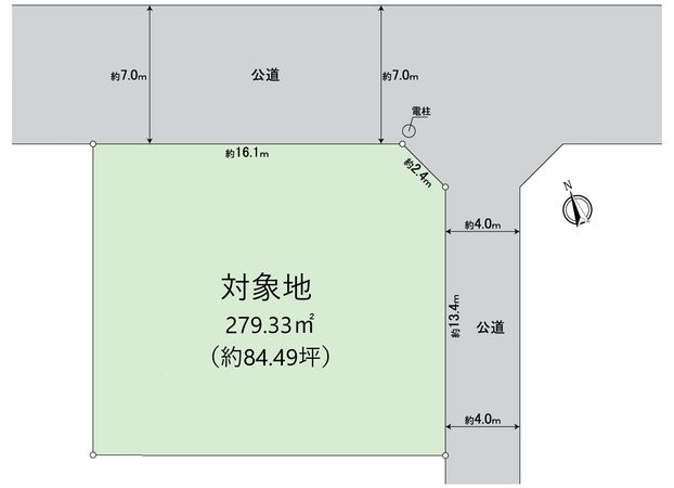 あけぼの町土地 区画図 あけぼの町土地 区画図