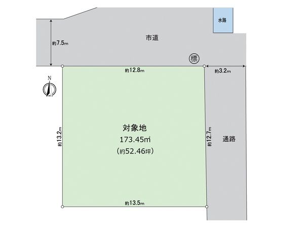 原尾島土地 区画図