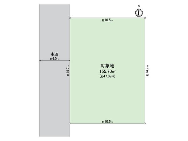 津島福居一丁目土地 区画図