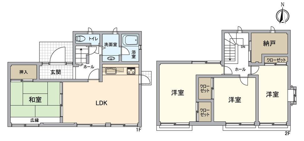 米田戸建 間取図(平面図) 間取図(平面図)