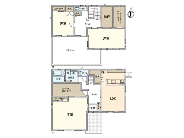 原尾島戸建 間取図(平面図) 間取図(平面図)