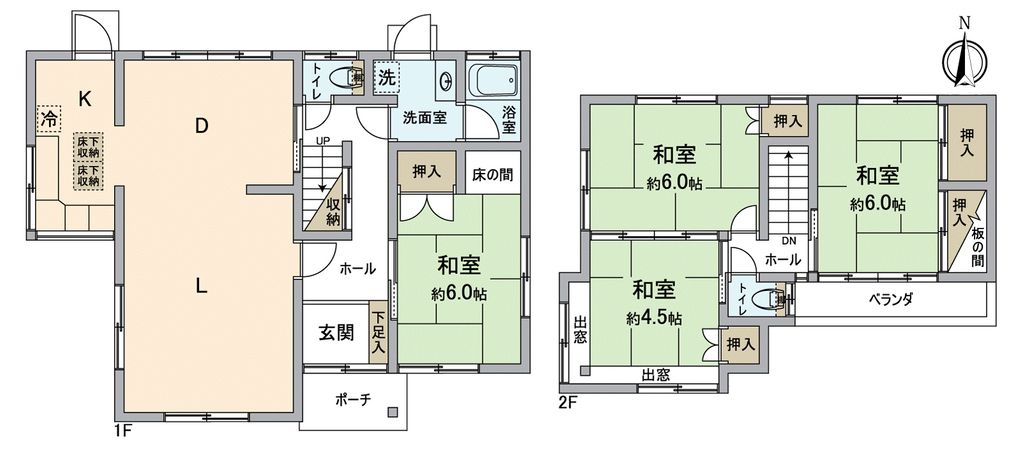 平井戸建 間取図(平面図) 平井戸建 間取図(平面図)